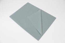 QX-000169 Paquet de 240 feuilles papier de soie bleu gris 50x75cm