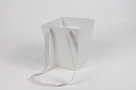 QX-000457 Pack of 10 grey cardboard bags 16x16cm H18cm