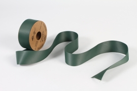 UN-000659 Dark green fabric ribbon 40mm x 20m