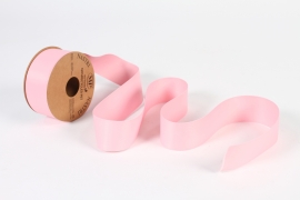 UN-000660 Pink fabric ribbon 40mm x 20m