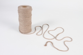 UN-000677 Natural cotton roll 5mm x 100m