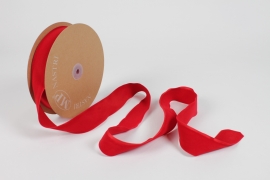 UN-000696 Red velvet ribbon 40mm x 30m