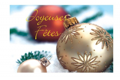 Paquet De 15 Cartes Joyeuses Fetes