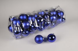 X184ZY Bag of 50 plastic balls blue D10cm