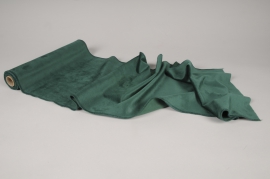 X189RB Dark green velvet table runner 28cm x 3m