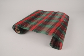 X207RB Scottish Christmas table runner 30cm x 3m