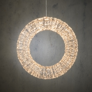 X222DQ Silver light ring 4000 LED amber D60cm