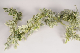 x332am Variegated artificial dogwood garland L198cm