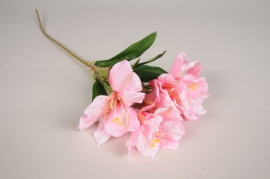 x423am Pink artificial alstroemeria H61cm