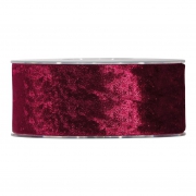 X504UN Dark red fabric ribbon 40mm x 10m