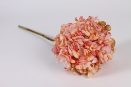 x507am Light pink artificial hydrangea H63cm