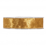 X507UN Gold fabric ribbon 25mm x 10m