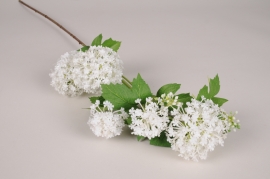 x579ee White artificial viburnum H78cm