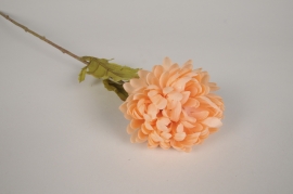 x742di Salmon artificial chrysanthemum H60cm