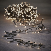 X801DQ Light garland silver string 370 LED warm white L7.4m